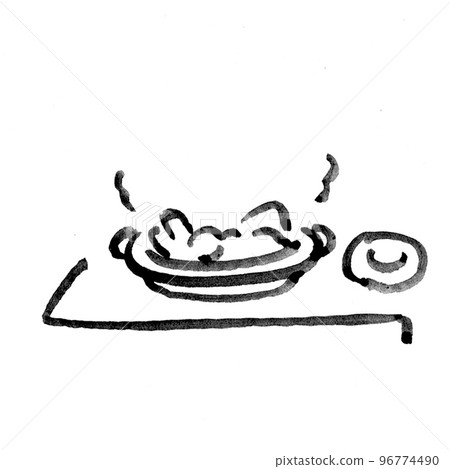 火鍋美食手繪插畫 96774490