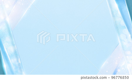 清爽的藍色波光粼粼背景素材 96776850