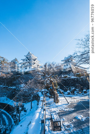 郡上八幡城（冬季） 96776859