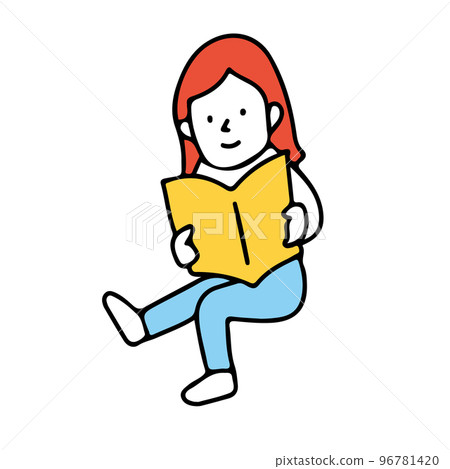 坐著看書的人 坐著看書的人 96781420