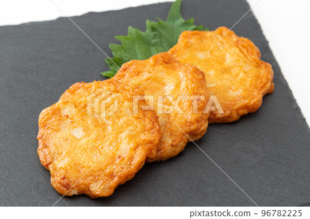 Fried Satsuma on a plate Fried Satsuma on a plate 96782225