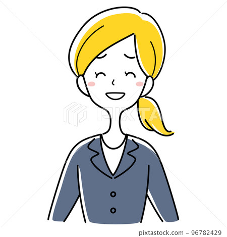 穿西裝的女人苦笑 穿西裝的女人苦笑 96782429