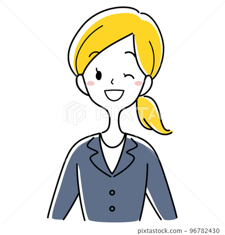 穿眨眼西裝的女人 96782430