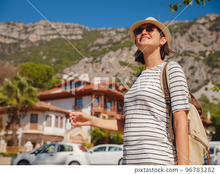Akyaka, a coastal city in southwestern Turkey, is a growing center for international tourism. 96783282