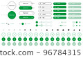Vector UI, button and icon set that can be used in web design 96784315