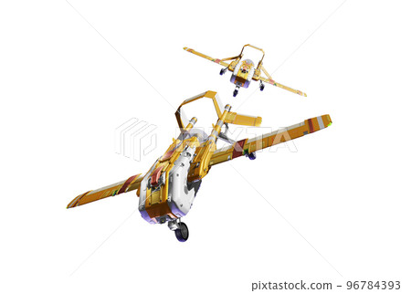 無人機(飛機類型:白色背景素材) 無人機(飛機類型:白色背景素材) 96784393