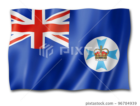 Queensland state flag, Australia 96784939