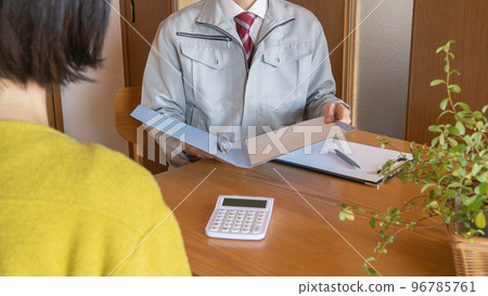 Visit consultation image | Construction / construction company / construction shop / remodeling / quotation 96785761