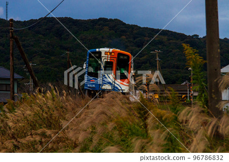 Shizuoka Prefecture Fukuroi City Kawae Tenryu Hamanako Railway and scenery along the line 96786832