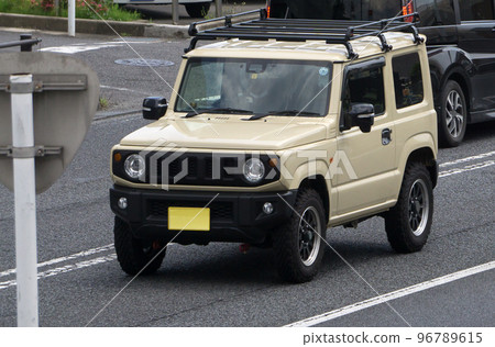 Jeep light car road driving 96789615