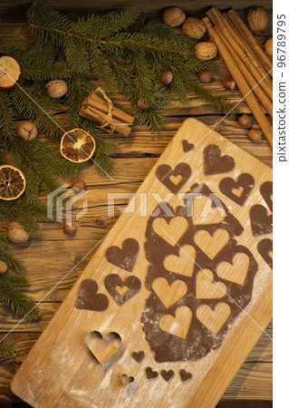 making of the Christmas cookies 96789795