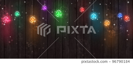 xmas balls decort banner xmas balls decort banner 96790184