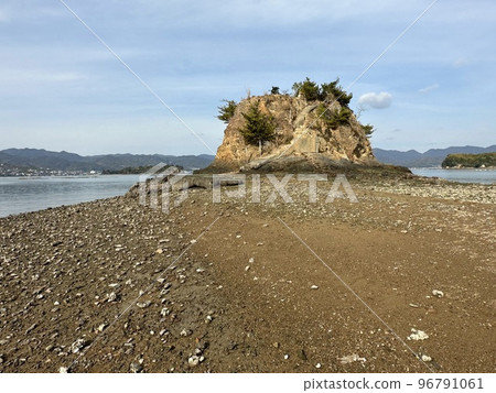 大芝島聖米歇爾山（退潮時） 96791061