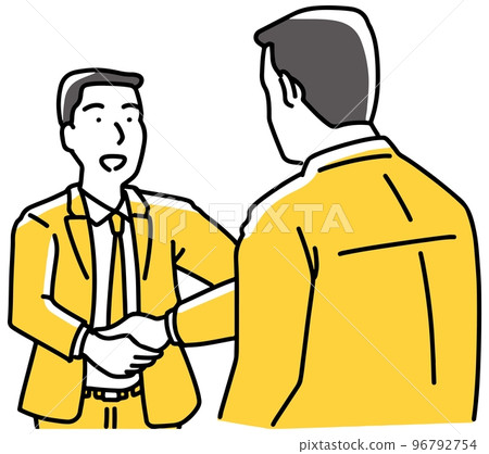 Businessman shaking hands 96792754