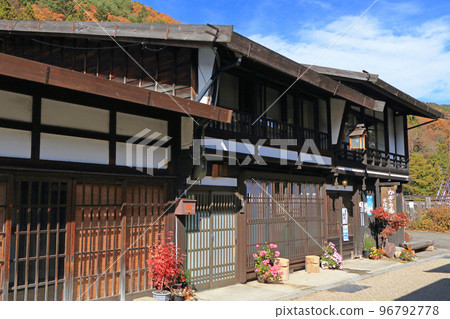 奈良井宿的街道中山道木曾路 96792778