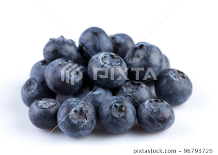 Blueberries on white background 96793726