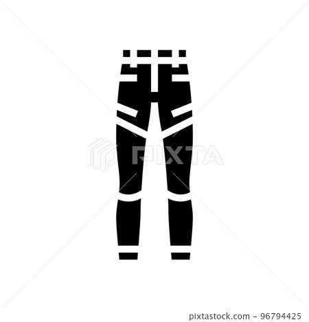hiking pants apparel glyph icon vector illustration hiking pants apparel glyph icon vector illustration 96794425