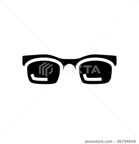stylish glasses frame glyph icon vector illustration stylish glasses frame glyph icon vector illustration 96794609