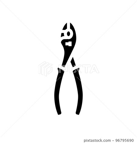 grommet pliers glyph icon vector illustration grommet pliers glyph icon vector illustration 96795690