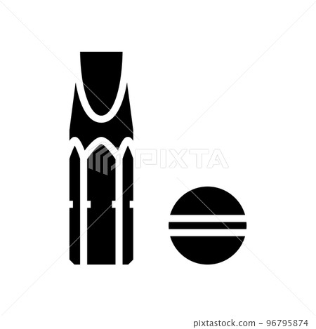 slopt head screwdriver bit glyph icon vector illustration 96795874