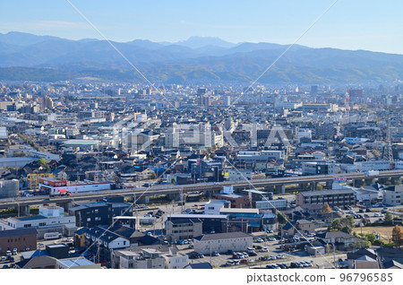 The view from the Ishikawa Prefectural Office　 96796585