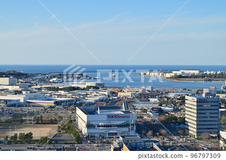The view from the Ishikawa Prefectural Office　 96797309