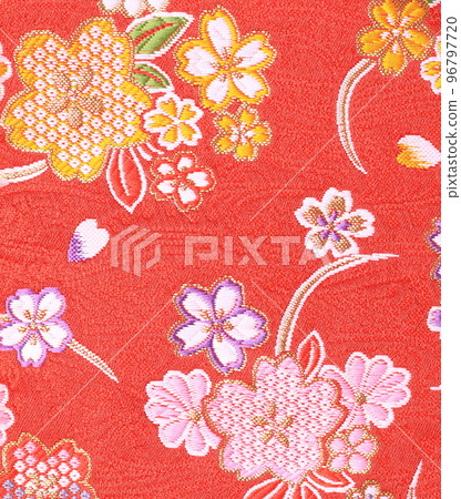 Brocade fabric (red) 96797720