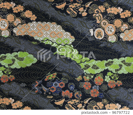Brocade fabric (black) Brocade fabric (black) 96797722