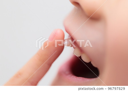 乳牙和恆牙都換過的小學生 96797829