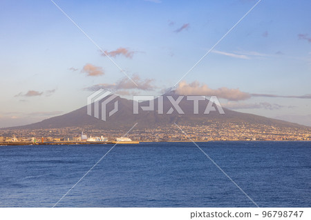 Vesuvius volcano and bay of Naples landscape, Naples, Italy Vesuvius volcano and bay of Naples landscape, Naples, Italy 96798747