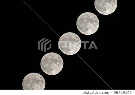 中秋月(每160秒拍攝一次) 中秋月(每160秒拍攝一次) 96799145