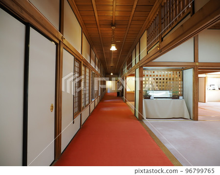 Tochigi Nikko Tamozawa Imperial Villa red carpet corridor 96799765
