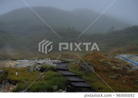 Tohoku Toshichi Onsen Saiunso 1400m, the highest mountain inn in the Tohoku region 96800892