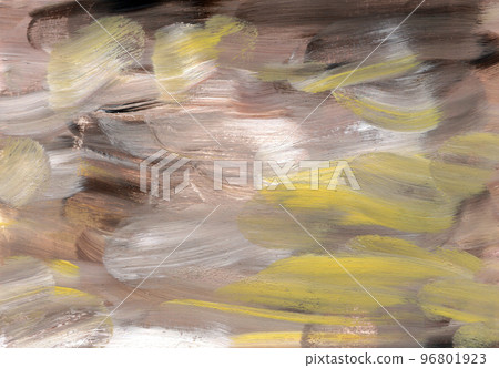 brown yellow acrylic oil painting texture 96801923
