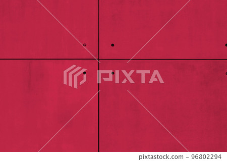 Street floor textured tiles as a background. Color of the year 2023, viva magenta. 96802294