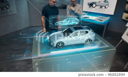 Car Design Developers using Car crash simulator Car Design Developers using Car crash simulator 96802894