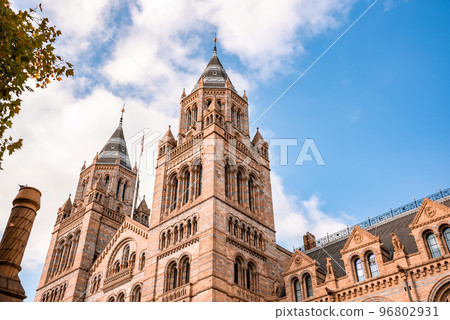 Beautiful building of the Natural History Museum in London, England Beautiful building of the Natural History Museum in London, England 96802931