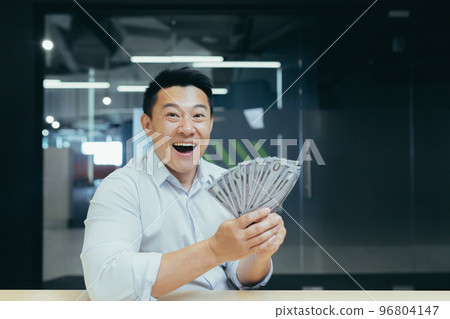 chash money on a table Stock Photo