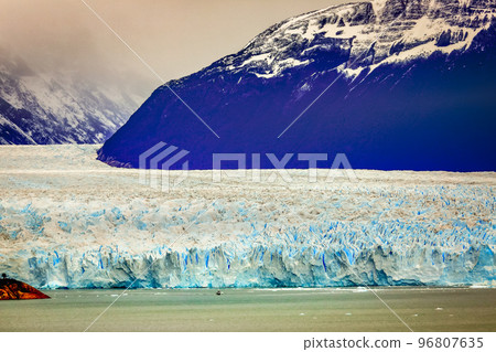 Dramatic Perito Moreno Glacier and lake, Lake Argentina, Patagonia, El Calafate Dramatic Perito Moreno Glacier and lake, Lake Argentina, Patagonia, El Calafate 96807635