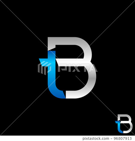 Simple and unique letter or word TB sans serif cut and merge connect font image graphic icon logo design abstract concept vector stock. Can be used as symbol related to initial or sport tech Simple and unique letter or word TB sans serif cut and merge connect font image graphic icon logo design abstract concept vector stock. Can be used as symbol related to initial or sport tech 96807913