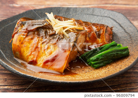 Simmered mackerel with mackerel 96809794
