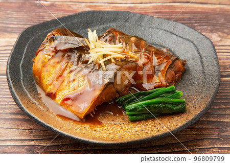 Simmered mackerel with mackerel Simmered mackerel with mackerel 96809799