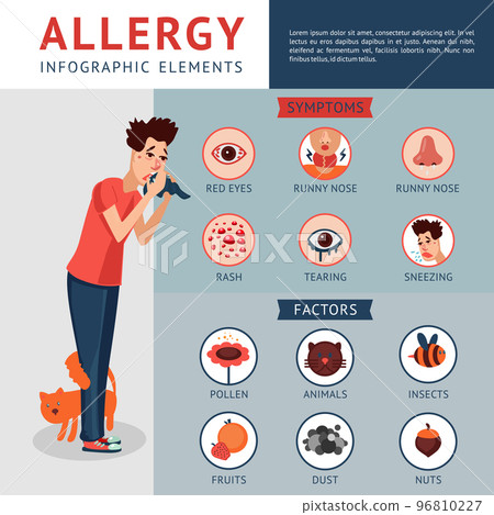 Allergy Infographic Concept 96810227