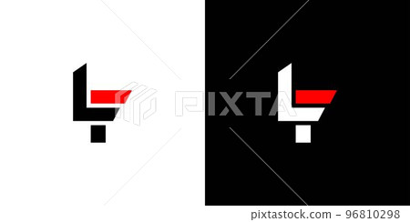 Modern and strong letter LF initials logo design Modern and strong letter LF initials logo design 96810298