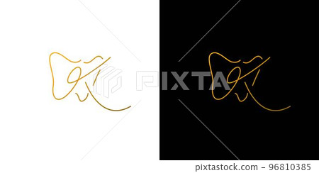 modern and luxurious letter K initials dentist logo design modern and luxurious letter K initials dentist logo design 96810385