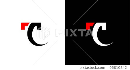 Unique and modern T logo design 96810842