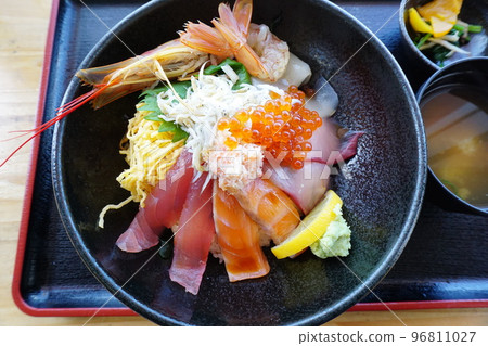 Seafood bowl Japanese food Seafood bowl Japanese food 96811027