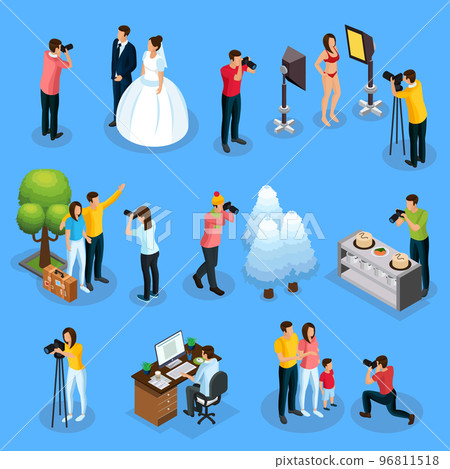 Isometric Photographers Collection Isometric Photographers Collection 96811518