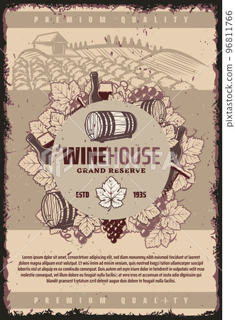 Vintage Winery Poster 96811766