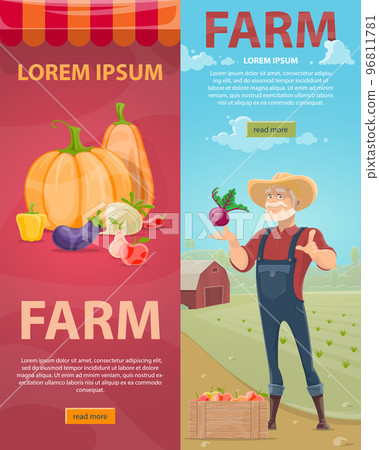 Light Farming Vertical Banners 96811781